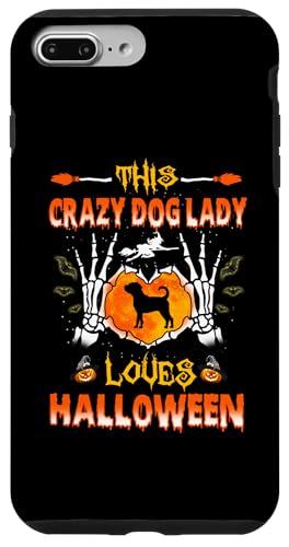 Hülle für iPhone 7 Plus/8 Plus Diese verrückte Hundedame Puggle liebt Halloween-Kostüm von Crazy Dog Lady Lustiges Hündchen-Halloween-Kostüm