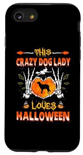 Hülle für iPhone SE (2020) / 7 / 8 Diese verrückte Hundedame Kooikerhondje liebt von Crazy Dog Lady Lustiges Hündchen-Halloween-Kostüm