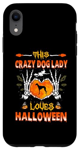 Hülle für iPhone XR Diese verrückte Hundedame Saluki liebt Halloween-Kostüm von Crazy Dog Lady Lustiges Hündchen-Halloween-Kostüm