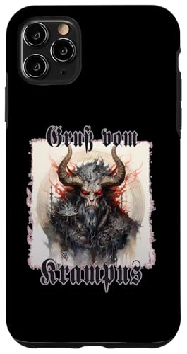 Hülle für iPhone 11 Pro Max Gruß Vom Krampus Weihnachten Sagenfigur von Crazy Shirt Factory