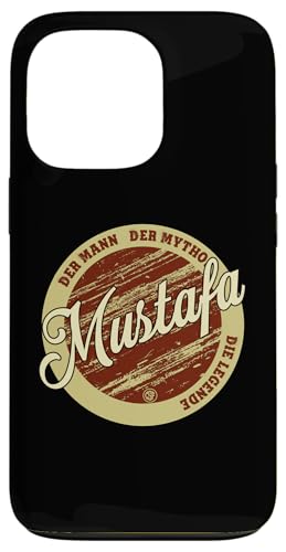 Hülle für iPhone 13 Pro Mustafa Der Mann der Mythos die Legende Vornamen von Crazy Shirt Factory