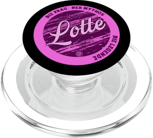 Lotte Die Frau der Mythos die Legende Vornamen PopSockets PopGrip für MagSafe von Crazy Shirt Factory