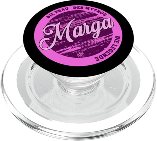 Marga Die Frau der Mythos die Legende Vornamen PopSockets PopGrip für MagSafe von Crazy Shirt Factory