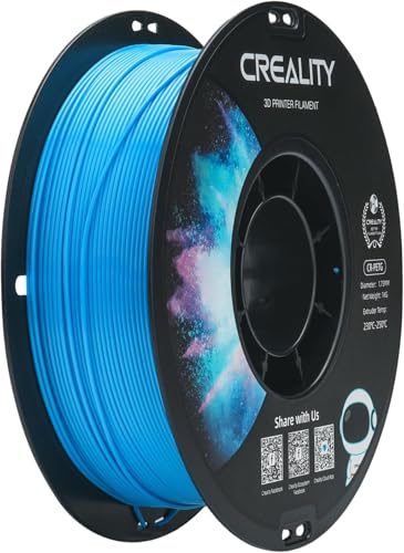 Creality CR-PETG Filament 1.75mm Blau, 3D Drucker Filament 1kg PETG, Maßgenauigkeit +/-0,02mm Vakuumverpackung Ordentliche Spule (1KG/Spool, 2.2lbs) von Creality