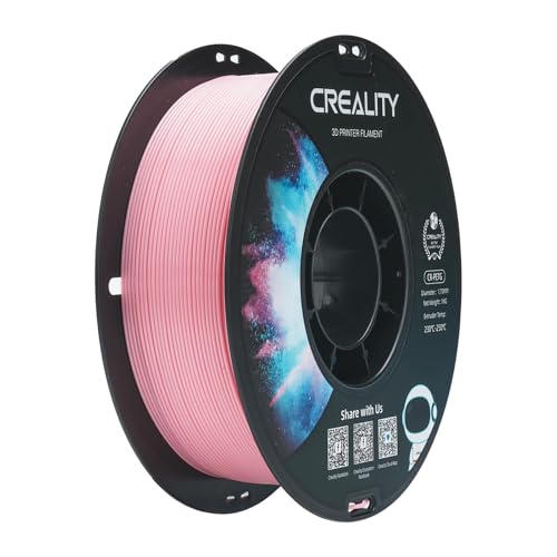 Creality CR-PETG Filament 1.75mm Rosa, 3D Drucker Filament 1kg PETG, Maßgenauigkeit +/-0,02mm Vakuumverpackung Ordentliche Spule (1KG/Spool, 2.2lbs) von Creality