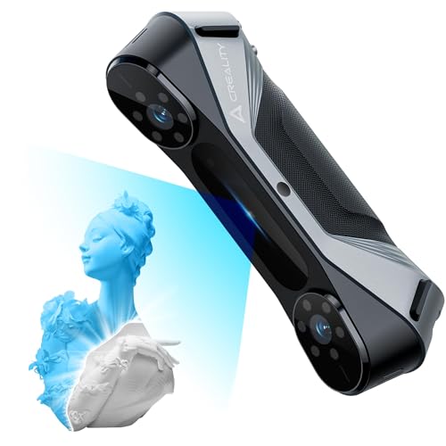 Creality CR-Scan Raptor 3D Scanner für 3D Druck, Handheld Scanner, 0,02 mm Genauigkeit, Anti Shake Tracking, bis zu 60 fps Scangeschwindigkeit, Unterstützung von 5-2000 mm Objekten, für Windows Mac von Creality