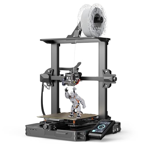 Creality Ender-3 S1 ProX Upgrade Ender-3S1 Pro 3D-Drucker Hochgeschwindigkeit 300mm/s mit 300℃ Hochtemperaturdüse Sprite Ganzmetall-Extruder mit Direktantrieb CR Touch Silent Motherboard 220x220x270mm von Creality