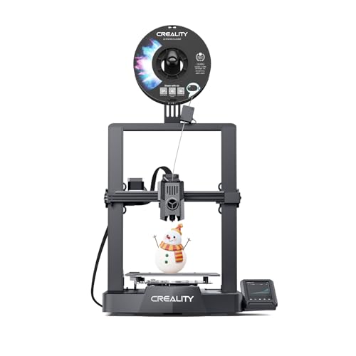 Creality Ender 3 V3 KE 3D Drucker, 500mm/s schnellere Druckgeschwindigkeit 3D Printer mit Auto-Nivellierung, Duale Kühlung, Smart UI und doppelte Z-Achse FDM Drucker, Druckgröße 220x220x240mm von Creality