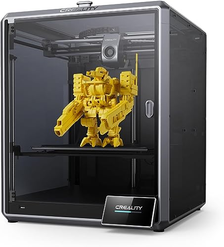 Creality K1 Max 3D Drucker, 300x300x300 Großes Bauraum 3D Printer mit AI LiDAR AI Kamera, 600mm/s Druckgeschwindigkeit, Beschleunigung von 20000mm/s², Selbsttest mit einem Fingertipp von Creality