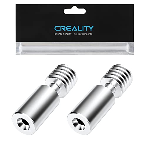 Creality Offizielles Titan Heatbreak Throat Tube 2 Stück Kompatibel mit Ender 3 S1, Ender 3S1 Pro, CR10 Smart Pro, Sermoon V1, Sermoon V1 Pro 3D Drucker von Creality