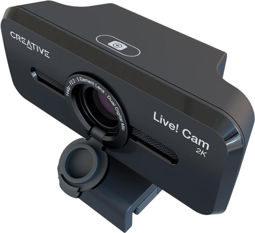 Creative Live! Cam Sync - V3 - Webcam - Farbe - 5 MP - 2560 x 1440 - 1080p, 1440p - Audio - USB2.0 - YUY2 (73VF090000000) von Creative Labs