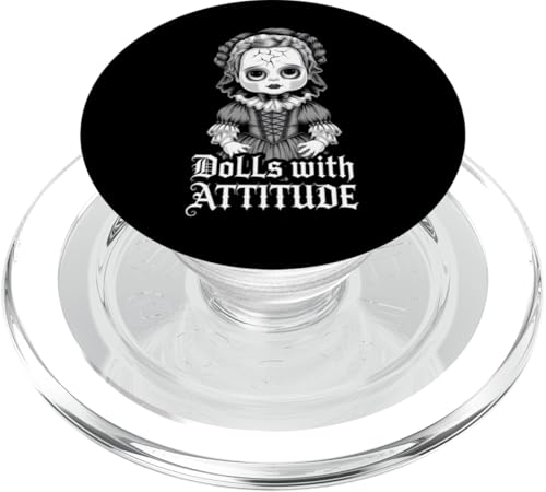 Gothic Doll Collector Tee - Dark Fantasy and Horror Art PopSockets PopGrip für MagSafe von Creepy Doll Horror Art Gothic Haunted Collectibles