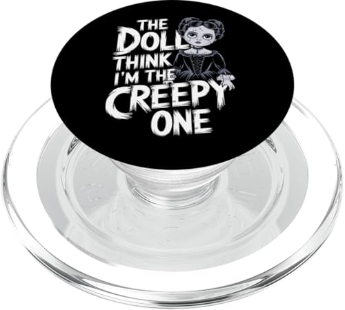 Gothic Doll Collector Tee - Dark Fantasy and Horror Art PopSockets PopGrip für MagSafe von Creepy Doll Horror Art Gothic Haunted Collectibles