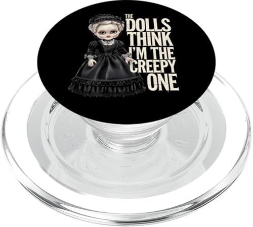 Gothic Doll Collector Tee - Dark Fantasy and Horror Art PopSockets PopGrip für MagSafe von Creepy Doll Horror Art Gothic Haunted Collectibles