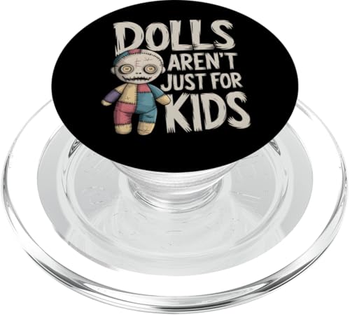 Handmade Creepy Doll Maker Tee - Gruselige DIY Horror Art PopSockets PopGrip für MagSafe von Creepy Doll Horror Art Gothic Haunted Collectibles