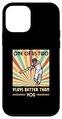 Hülle für iPhone 12 mini Einer Von Uns Beiden Spielt Besser Als Du Cricket von Cricket Ausrüstung Kleidung Geschenke