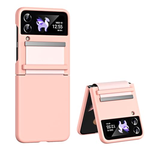 Handyhülle für Samsung Galaxy Z Flip 3 5G Hülle, Ultra Dünn Folable Matt PC Flip 3 Handy Tasche Case mit vegan Leather Strap Scharnierschutz Stoßfeste Schutzhülle für Samsung Galaxy Z Flip3 (Rosa) Handyhülle für Samsung Galaxy Z Flip 3 5G Hülle, Ultra Dünn Folable Matt PC Flip 3 Handy Tasche Case mit vegan Leather Strap Scharnierschutz Stoßfeste Schutzhülle für Samsung Galaxy Z Flip3 (Rosa) von Croazhi