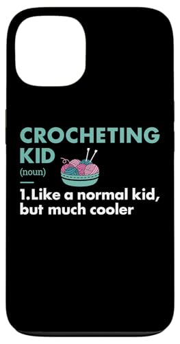 Hülle für iPhone 13 Crocheter Kid Definition Häkeln von Crocheting Hobby Present Crocheter Apparel