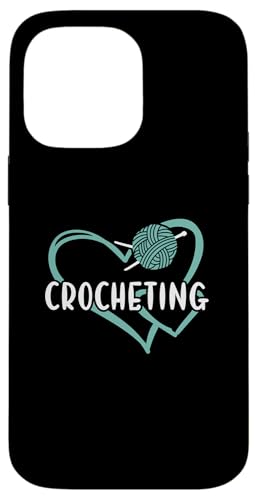 Hülle für iPhone 14 Pro Max Häkeln Herz Häkeln von Crocheting Hobby Present Crocheter Apparel