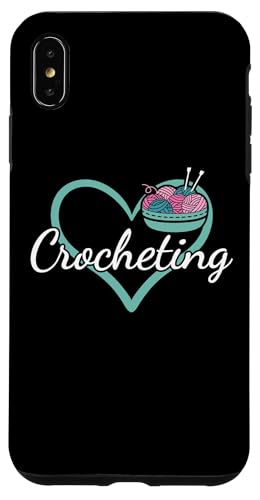 Hülle für iPhone XS Max Häkeln Herz Häkeln von Crocheting Hobby Present Crocheter Apparel