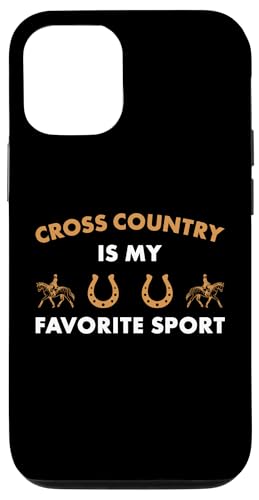 Cross Country ist mein Lieblingssportfahrer Hülle für iPhone 12/12 Pro von Cross Country Hobby Present Rider Apparel