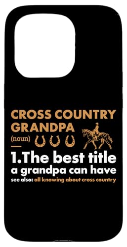 Rider Grandpa Definition Langlauf Hülle für iPhone 15 Pro von Cross Country Hobby Present Rider Apparel