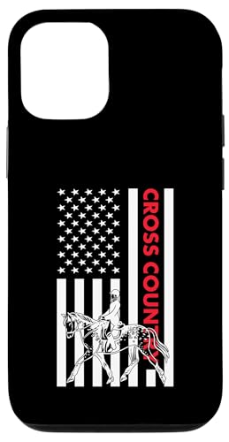 Rider Us Flagge Cross Country Hülle für iPhone 12/12 Pro von Cross Country Hobby Present Rider Apparel