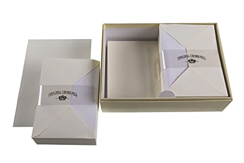 CROWN MILL - Die Luxus Collection - Papier und Briefhüllen in Kassette von Crown Mill