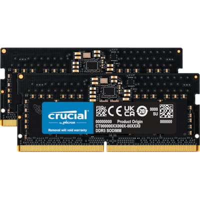 16GB (2x8GB) Crucial DDR5-5600 CL 46 SO-DIMM RAM Notebook Speicher Kit von Crucial