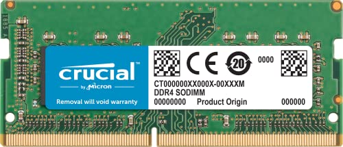 Crucial 16GB DDR4 2666MT/s (PC4-21300) CL19 DR SODIMM 260pin Arbeitsspeicher für Mac CT16G4S266M von Crucial