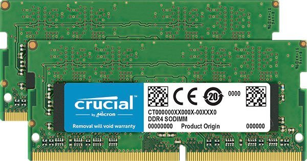 Crucial 8GB Kit (2 x 4GB) DDR4-2666 SODIMM PC-Arbeitsspeicher von Crucial