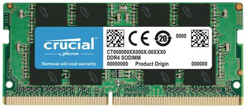 Crucial CT8G4SFRA32A Laptop-Arbeitsspeicher Modul DDR4 8GB 1 x 8GB 3200MHz 260pin SO-DIMM CL22 CT8G4 von Crucial