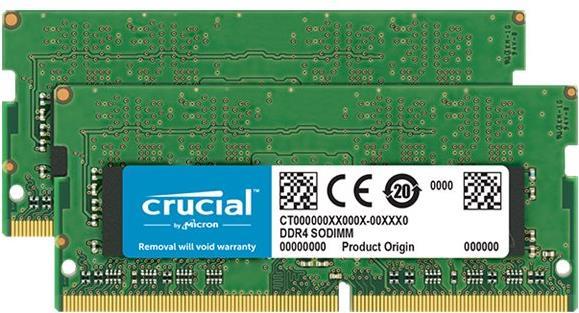 Crucial - DDR4 - 8 GB: 2 x 4 GB - SO DIMM 260-PIN - 2666 MHz / PC4-21300 - CL19 - 1.2 V - ungepuffert - non-ECC (CT2K4G4SFS8266) von Crucial