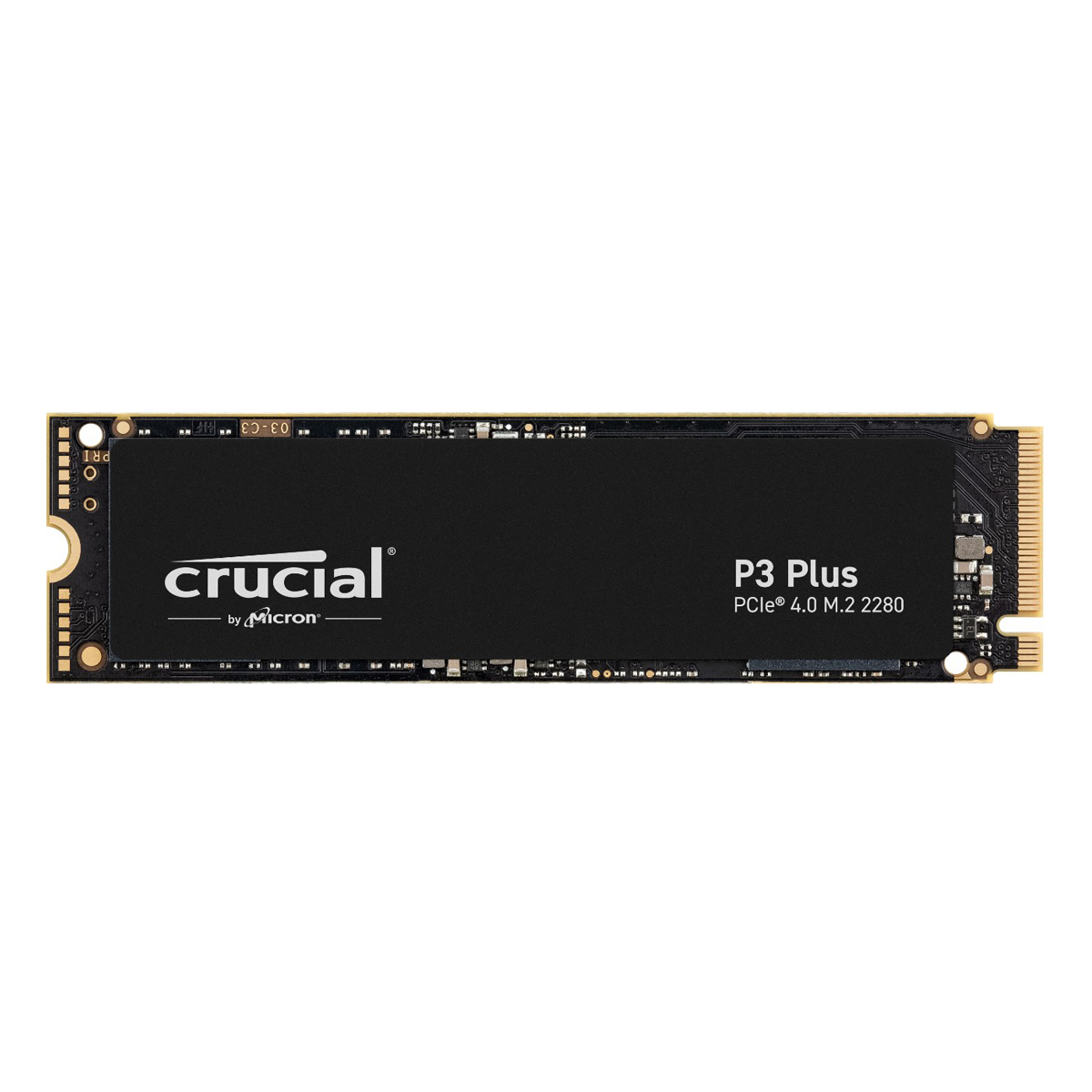 Crucial P3 Plus SSD 500GB M.2 2280 PCIe Gen4 NVMe Internes Solid-State-Module von Crucial