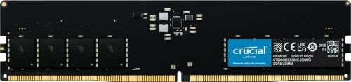 Crucial RAM 8GB DDR5 5600MHz (oder 5200MHz oder 4800MHz) Desktop Arbeitsspeicher CT8G56C46U5 von Crucial