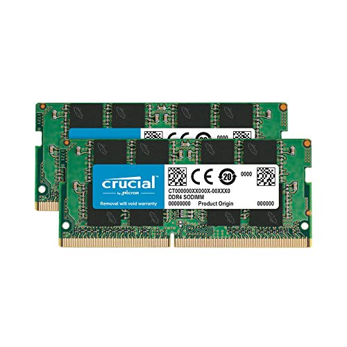 Crucial RAM CT2K16G4SFD824A 32GB (2x16GB) DDR4 2400MHz CL17 Laptop Arbeitsspeicher Kit von Crucial