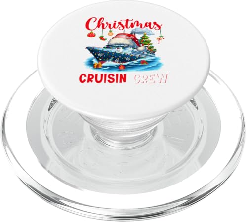 Christmas Cruisin Crew Santa Cruise Ship Lustige Familiengruppe PopSockets PopGrip für MagSafe von Cruise Ship Christmas Costume