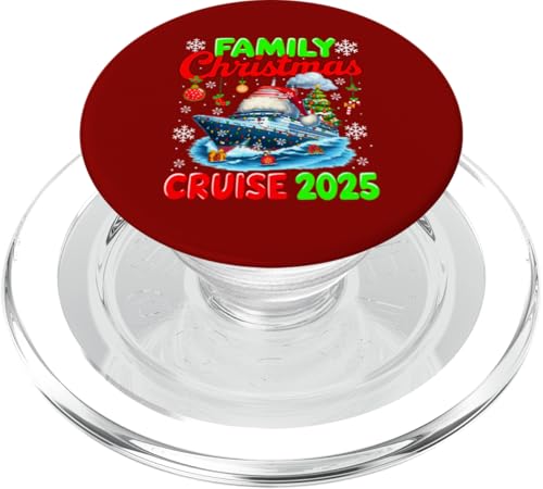 Family Christmas Cruise 2025 Santa Cruise Ship Cruising PopSockets PopGrip für MagSafe von Cruise Ship Christmas Costume