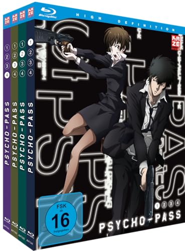 Psycho-Pass - Staffel 1 - Gesamtausgabe - Bundle - Vol.1-4 - [Blu-ray] von Crunchyroll GmbH