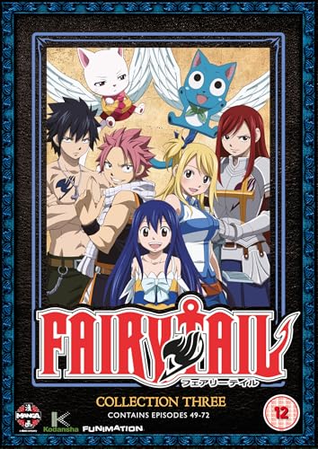 Fairy Tail: Collection 3 (Episodes 49-72) [4 DVDs] [UK Import] von Manga Entertainment