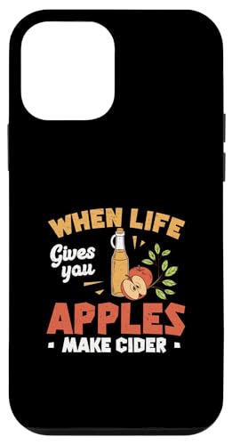 Hülle für iPhone 12 mini Wenn das Leben dir Äpfel gibt, mach Apfelwein Lustiger Apfelwein-Enthusiast von Crushed Apple Barrel Bloom