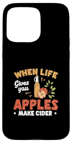 Hülle für iPhone 15 Pro Max Wenn das Leben dir Äpfel gibt, mach Apfelwein Lustiger Apfelwein-Enthusiast von Crushed Apple Barrel Bloom