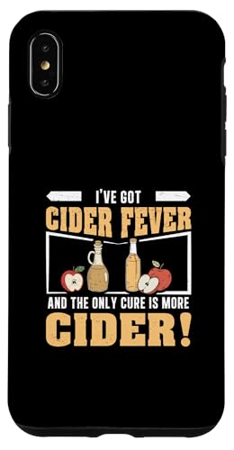 Hülle für iPhone XS Max Ich habe Apfelwein-Fieber und das einzige Heilmittel ist More Cider Vintage von Crushed Apple Barrel Bloom