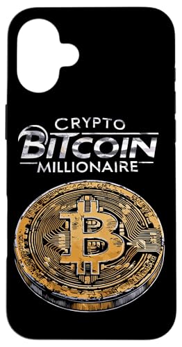 Bitcoin BTC Krypto HODL Hülle für iPhone 16 Plus von Crypto Apparel Cryptocurrency Clothing Ajeli