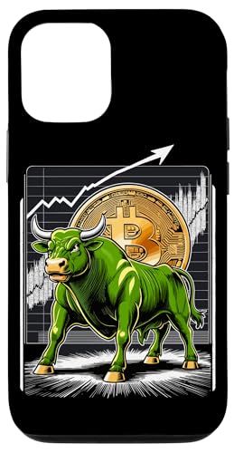 Bitcoin-Bullenmarkt-Bullenlauf BTC Crypto HODL Hülle für iPhone 12/12 Pro von Crypto Apparel Cryptocurrency Clothing Ajeli