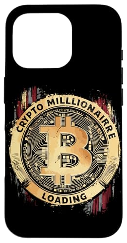 Bitcoin BTC Crypto Millionaire lädt HODL Hülle für iPhone 16 Pro von Crypto Apparel Cryptocurrency Clothing