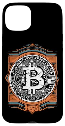 Bitcoin BTC Krypto HODL Hülle für iPhone 15 Plus von Crypto Apparel Cryptocurrency Clothing