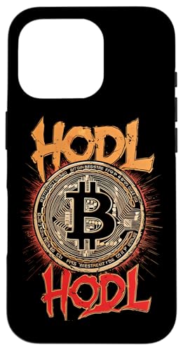 Bitcoin BTC Krypto HODL Hülle für iPhone 16 Pro von Crypto Apparel Cryptocurrency Clothing