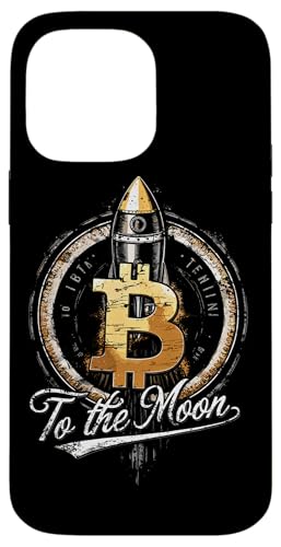 Von Bitcoin zum Mond BTC Crypto HODL Hülle für iPhone 14 Pro Max von Crypto Apparel Cryptocurrency Clothing