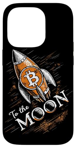 Von Bitcoin zum Mond BTC Crypto HODL Hülle für iPhone 14 Pro von Crypto Apparel Cryptocurrency Clothing